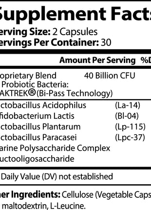 Probiotic 40 Billion with Prebiotics