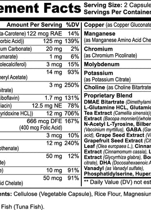 Nootropic Brain & Focus Formula